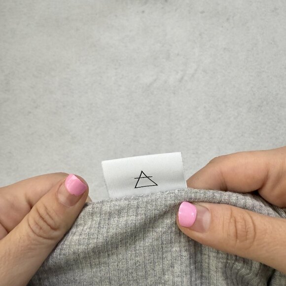 Stillwater Tank Womens Small Gray Camisole Ribbed Modal Spandex Made in USA - Picture 6 of 8